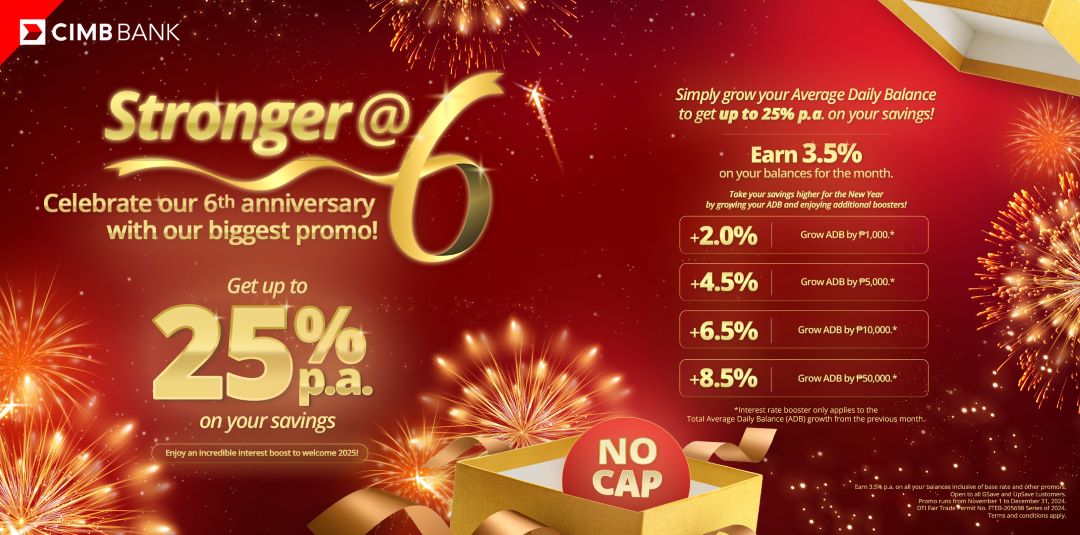 CIMB celebrates 6th year and welcomes 2025 with 25% p.a. interest rate on savings 